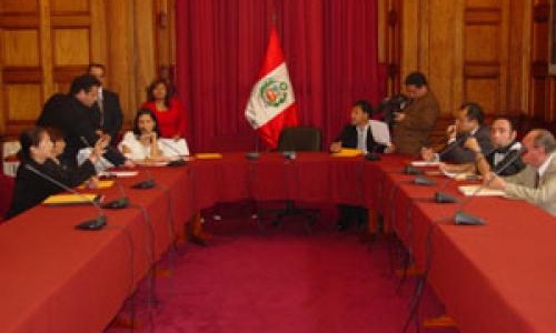 MOTION OF THE PERUVIAN CONGRESS